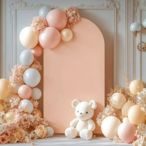 Elastic Arch Frame Cover Peach 1.5m*0.65m (1PC)