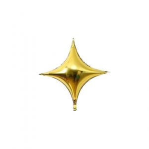 10 Inch Foil Balloon Star Shape Gold