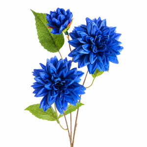 Artificial Dahlia Royal Blue