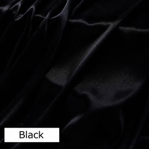 Pearl Ice Silk Draping Fabric &ndash; 20m Black