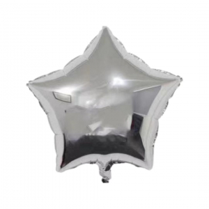 18 Inch Foil Balloon Star Sliver