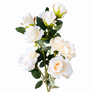 Artificial Rose Bunch Champange (8 heads)