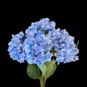 Artificial Flower Big Hydrangea Baby Blue Bunch