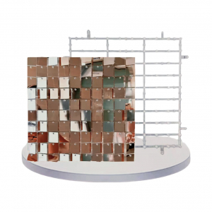 Shimmer Wall Transparent Backboard Champagne (Snap Button)
