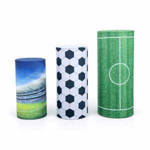 Printed Elastic Plinth Cover Football  (3PCS)