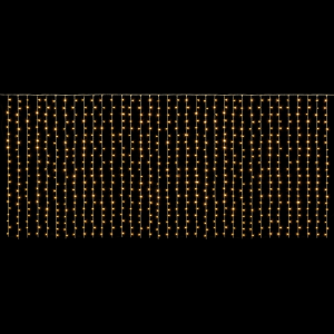 31V LED Curtain String Lights &ndash; Warm White (3m*6m)