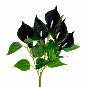 Artificial Calla Lily Black