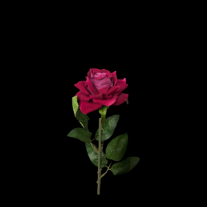 Artificial Flower Small Rose Hot Pink
