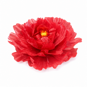 Giant Yarn Flower Head Red (60cm)
