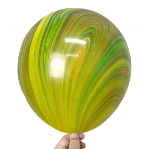 11 Inch Qualatex Marble Latex Balloon Lime Green (1piece)