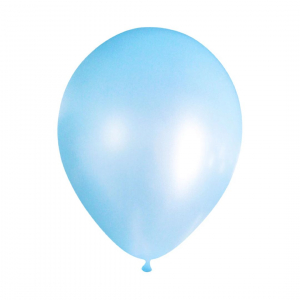 12 Inch Pearl Latex Balloon Baby Blue (100PCS)