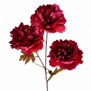 Artificial Peony Red