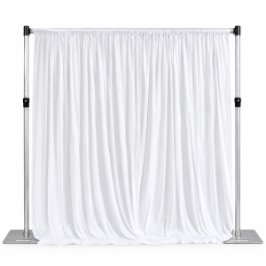 Milk Silk Backdrop Curtain White  (3m*3m)