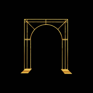 Square Arch Frame Shinne Gold (2M*1.6M)