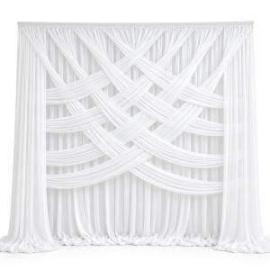 Ice Silk DuoD rape Backdrop White (3m*3m)