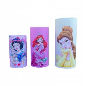 Printed Elastic Plinth Cover Princess  (3PCS)