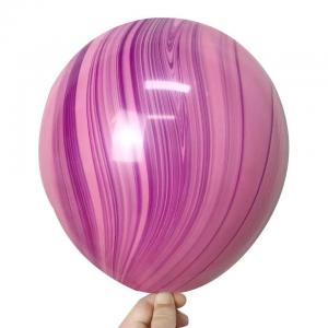 11 Inch Qualatex Marble Latex Balloon Pink (1piece)