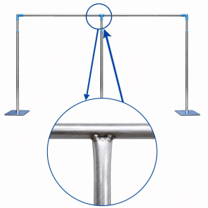 Adjustble Square Arch Stand Sliver Parts