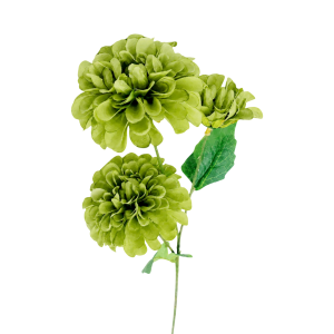 Artificial Dahlia Green