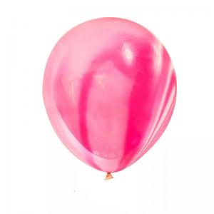 12 Inch Design Marble Latex Balloons Pink (100PCS)