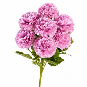 Artificial Carnation Bunch Purple (7 heads)