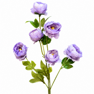 Artificial Small Peony Purple