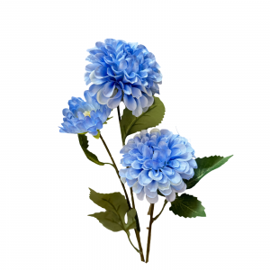 Artificial Flower Dahlia Blue