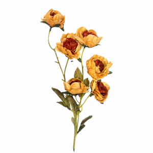 Artificial Peony Light Brown