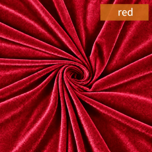 Premium Heavyweight Velvet Fabric &ndash; 200GSM Red (1.5m*20m)