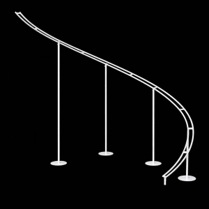 Crescent Moon Shape Flower Arch (2.5m)