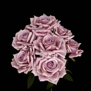 Artificial Flower Rose Bunch Old Rose(7PCS)