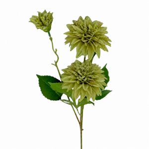 Artificial  Dahlia Green