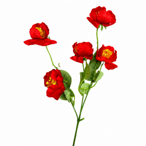 Artificial Peony Red