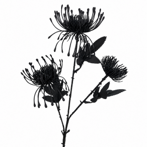 Artificial Chrysanthemum Black